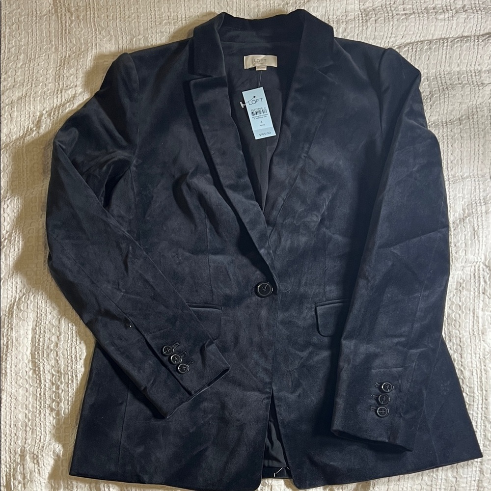 LOFT petite Classic Black Blazer size 4P